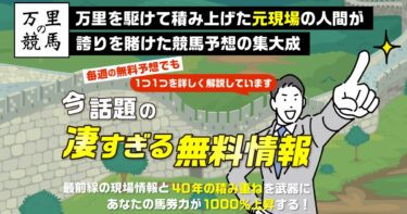 【ネット結果】万里の競馬［集計期間：2025年5月26日～6月1日］アクセスランキング1位
